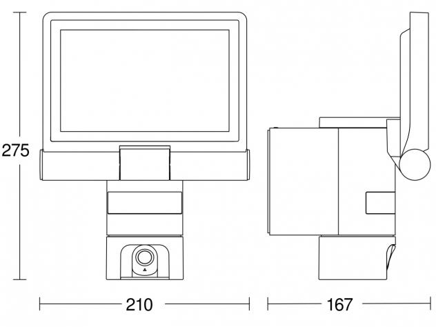  XLED CAM1 SC antraciet